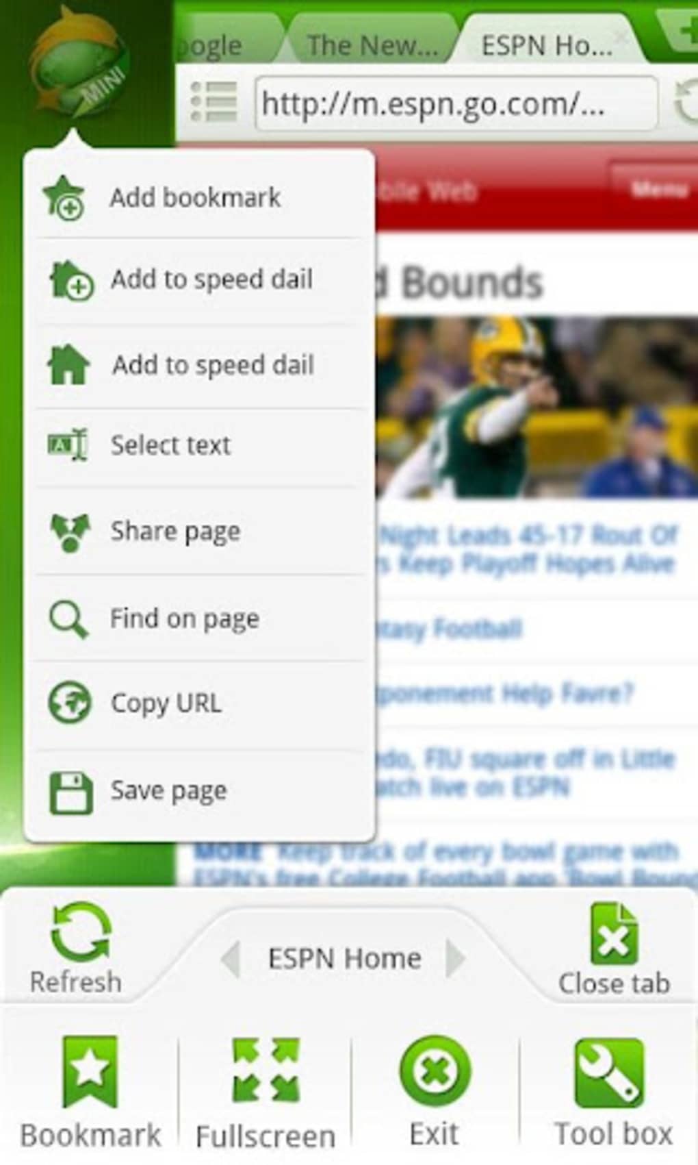 Download dolphin browser for android